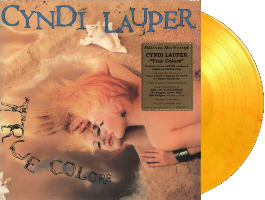 Cyndi Lauper - 1986 True Colors - Flaming Orange vinyl LP  - 160 kr.